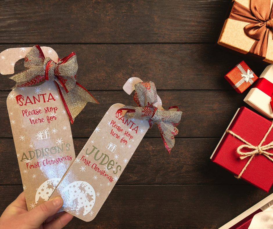 Personalised Christmas Door Hanger
