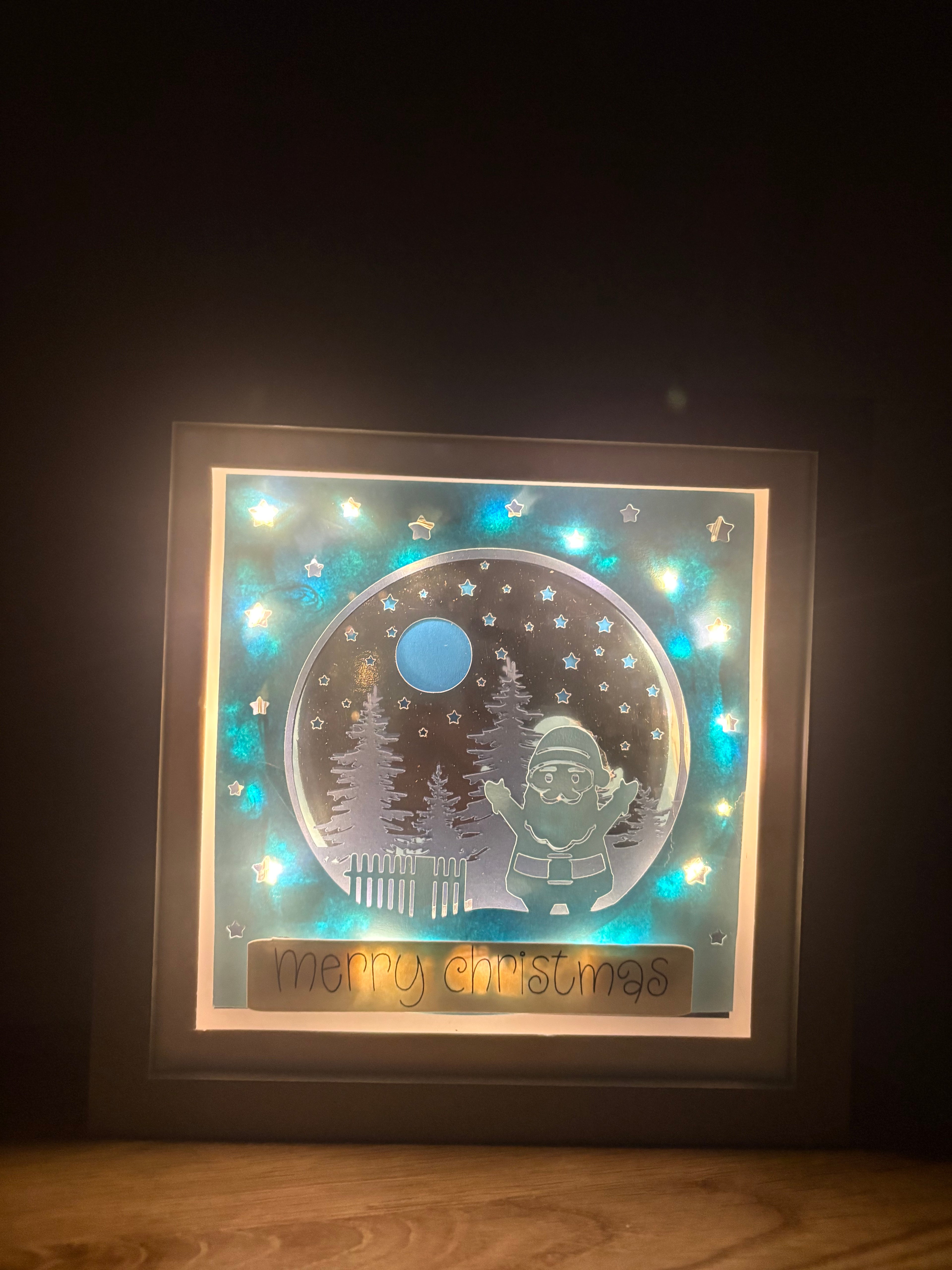 Shadow Box Christmas Frame